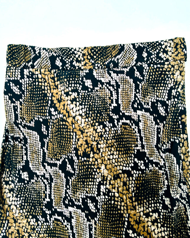 Vintage Skirt - Snake Print