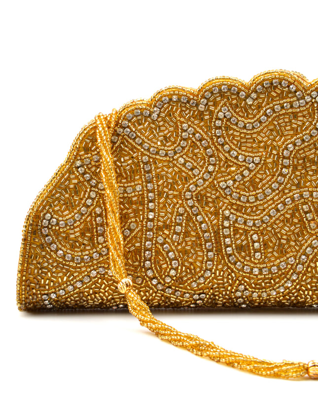 Vintage Bag - Gold Beaded | Christmas Accessories