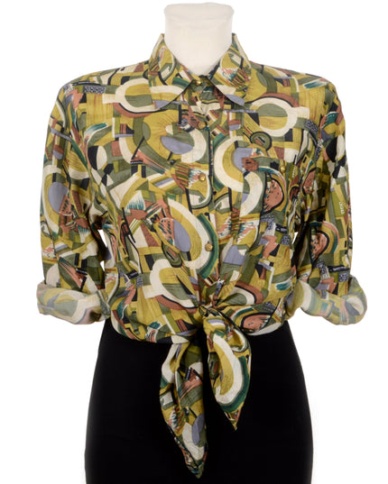 Vintage Blouse - Greenery
