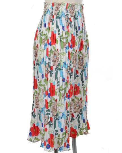 Hvide Bukser med Folder