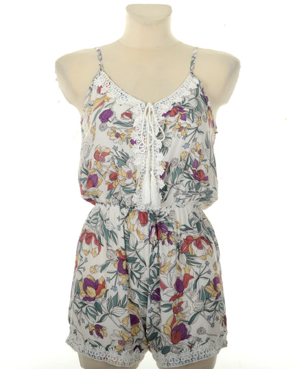 Hvid Blomster Romper