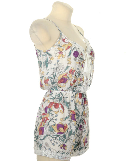 Hvid Blomster Romper
