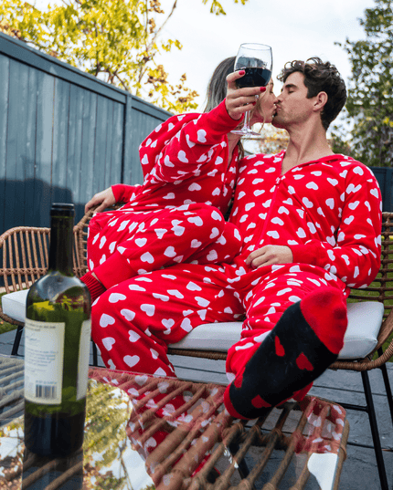 Women's Beating Hearts Jumpsuit