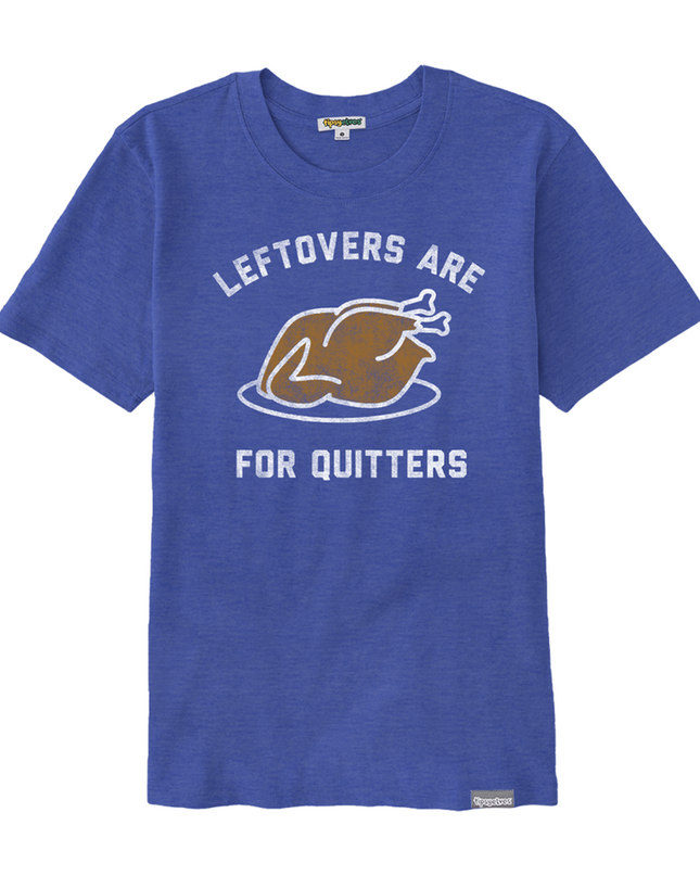 Dames Leftovers Are For Quitters Over-size Boyfriend T-shirt