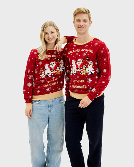 Walking Around With My Snowmies Sweater for Men