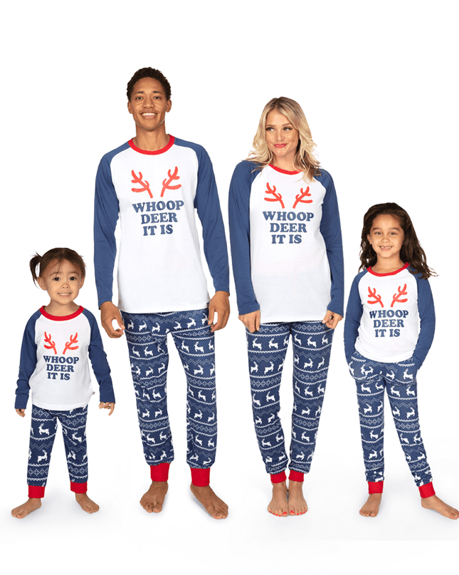 Matching Whoop Deer It Is Family Pajamas