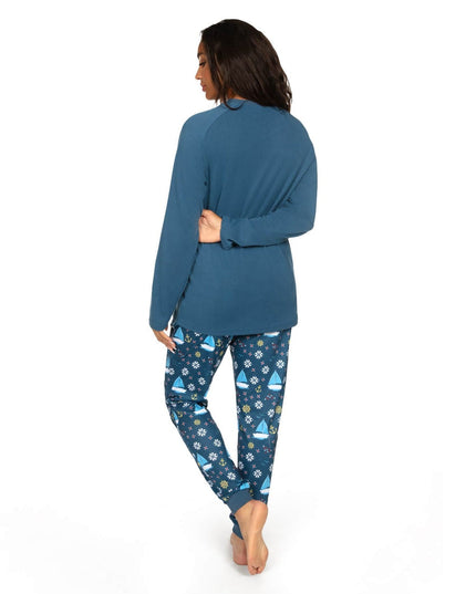 Women's Både & Ho Ho Hos Crew Neck Pyjamas Sæt