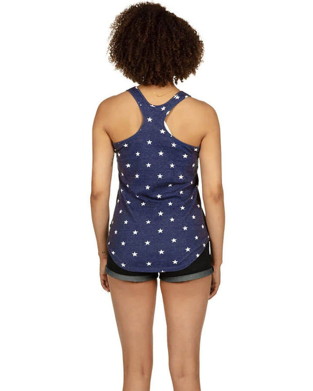 Kvinders Guld Folie USA Tank Top