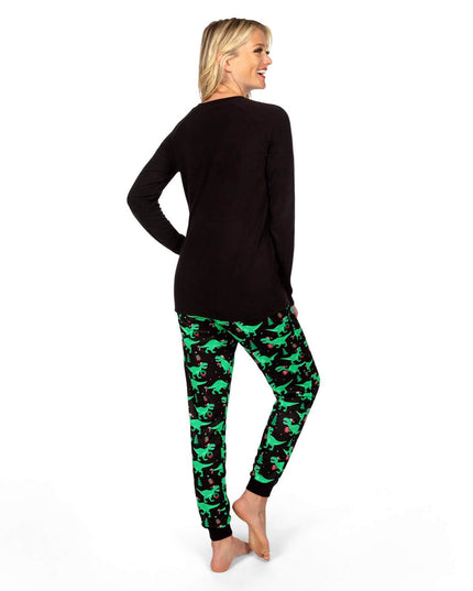Women's Mamasarus Crew Neck Pajama Set