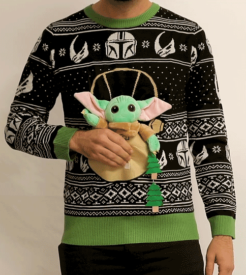 Star Wars Baby Yoda Ugly Christmas Sweater