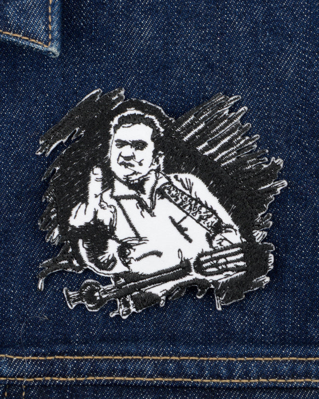 Johnny Cash Iron-On Patch