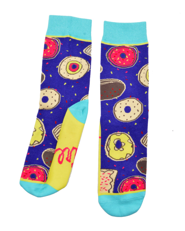 Fun Christmas Socks with Donut Design for All Ages