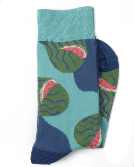 Divertidos calcetines navideños - Diseño de sandía Zokni