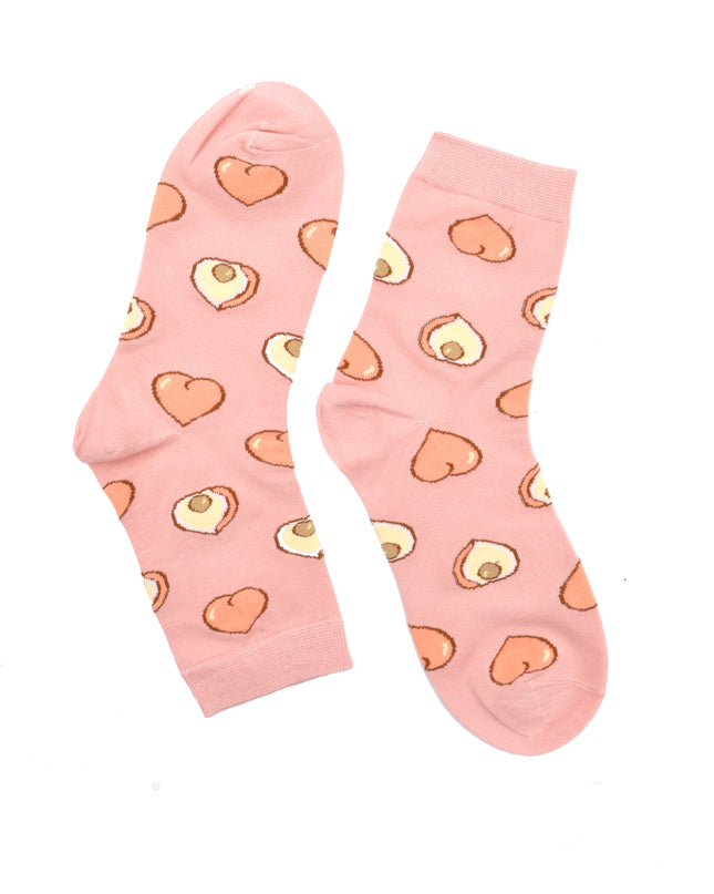Fun Christmas Socks with Exotic Fruit V Design for All Ages