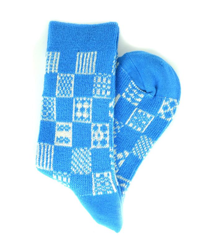 Fun Christmas Socks - Zokni Pepita Design