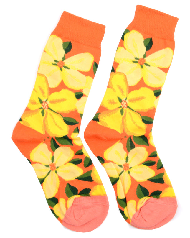 Floral Socks - Fun and Bright