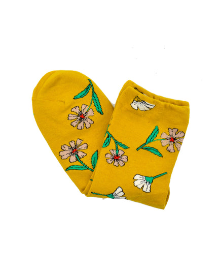 Fun Christmas Socks - Zokni Flowers IV Design