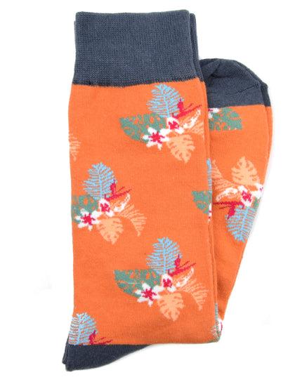 Sjove julesokker - Monstera-design